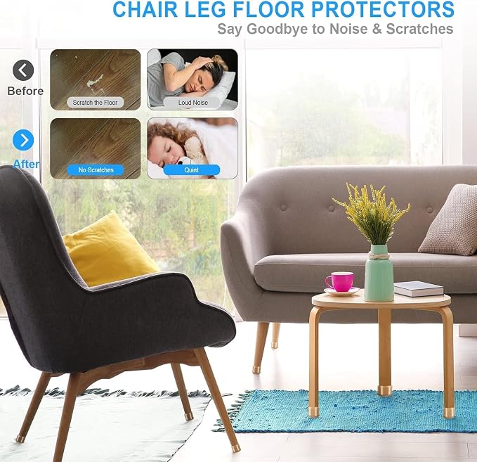 20 Pcs Chair Leg Floor Protectors - Image 5