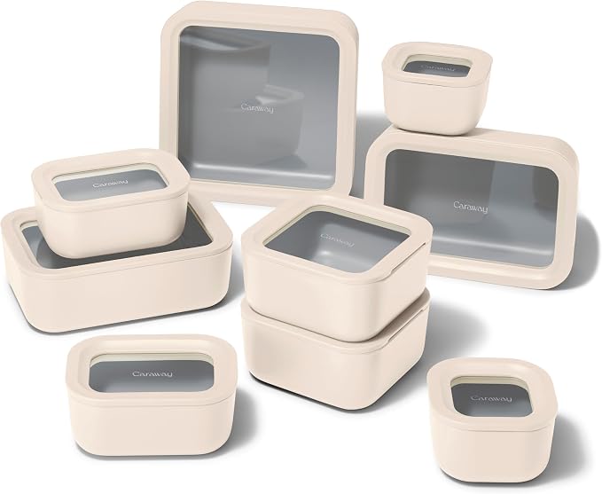 Caraway 25pc Glass Food Storage Set by Caraway