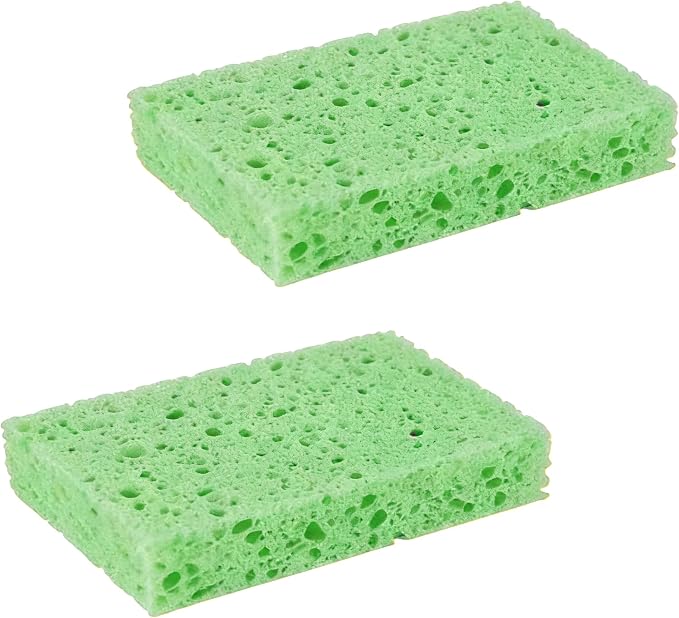 Multi-Use Cellulose Kitchen Sponges Compressed Cellulose Sponges, Non-Scratch by Unknown