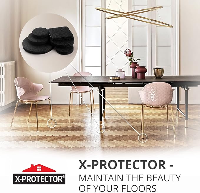 X-Protector 357 Pcs Black Felt Furniture Pads - Image 6