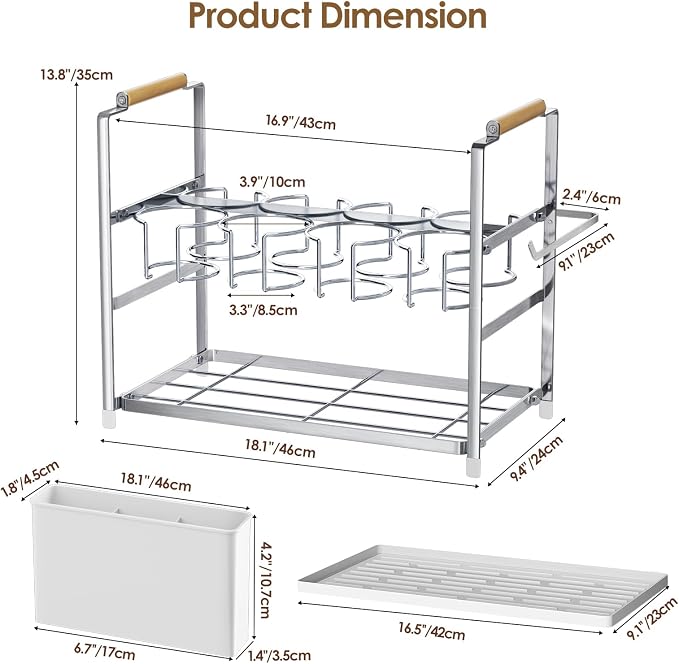 Housolution Water Bottle Organizer Drying Rack - Image 7