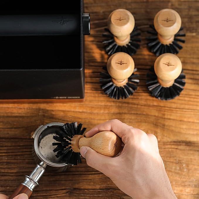 MHW-3BOMBER Coffee Portafilter Cleaning Brush Espresso Machine Portafilter - Image 5