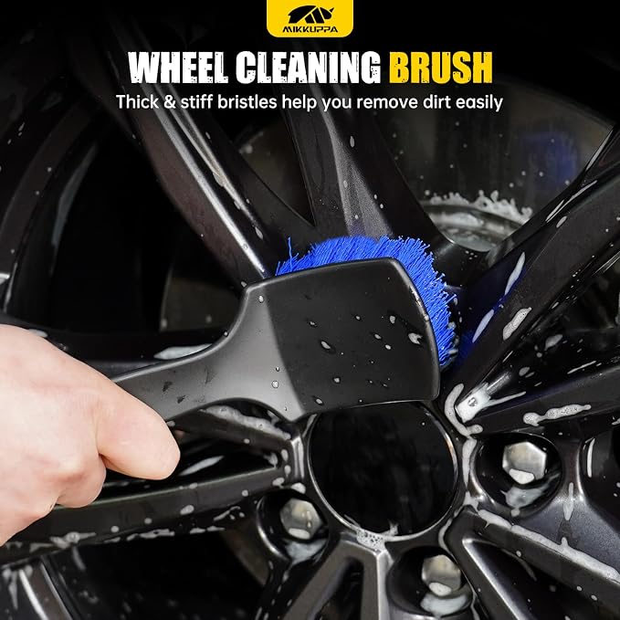 MIKKUPPA Car Wheel Brush Set - Image 6