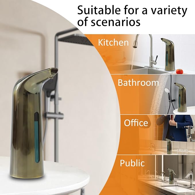 Automatic Liquid Soap Dispenser Touchless, 400ML Modern Dish Soap Dispenser - Image 5