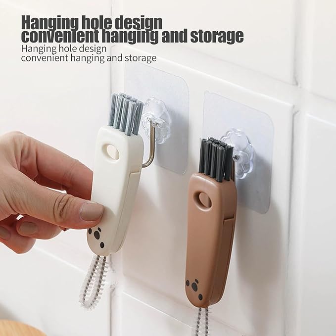 3 in 1 Cup Lid Gap Cleaning Brush Multifunctional Bottle Cleaning Brush - Image 5