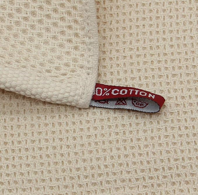 Mia'sDream Natural Cotton Dish Cloths Dish Rags, Waffle Weave Kitchen Dish - Image 5