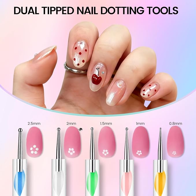 38Pcs Nail Art Brushes Set: Nail Art Tools - Image 3