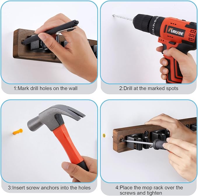 Broom Holder Wall Mount - Image 7