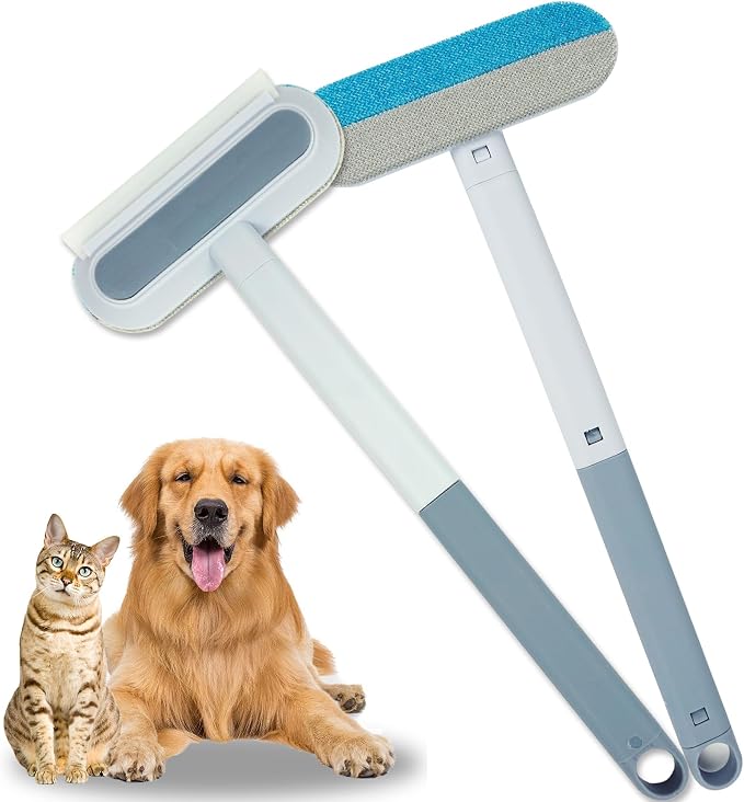 Pet Hair Removal Tool 2 Pieces, Dog and Cat Hair Remover by SWJDQS