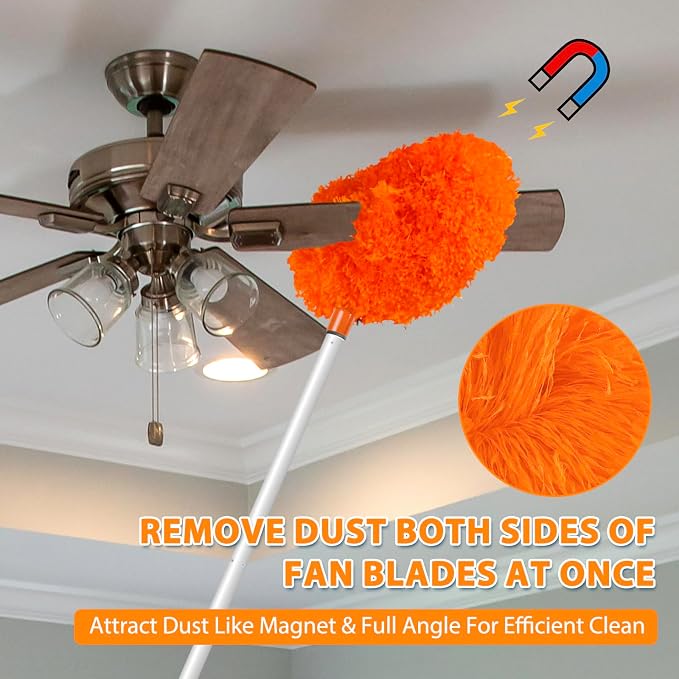 Ceiling Fan Cleaner Duster High Ceiling Extended Fan Blade Cleaner from 13 to - Image 2