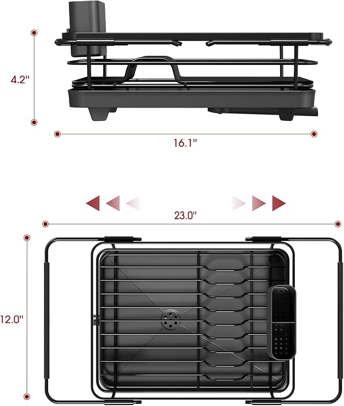 Stainless Steel Dish Drying Rack - Image 6