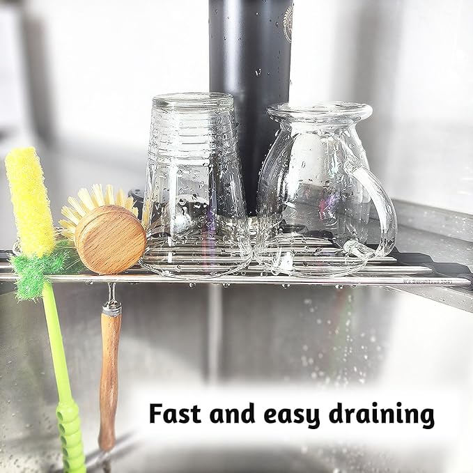 Roll Up Sponge Holder for Counter, Sink Organizer for Kitchen, Laundry Room - Image 4