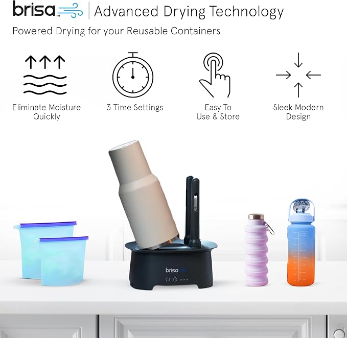 Brisa Rack: Powered Drying for reusables bottles, and containers - Image 3
