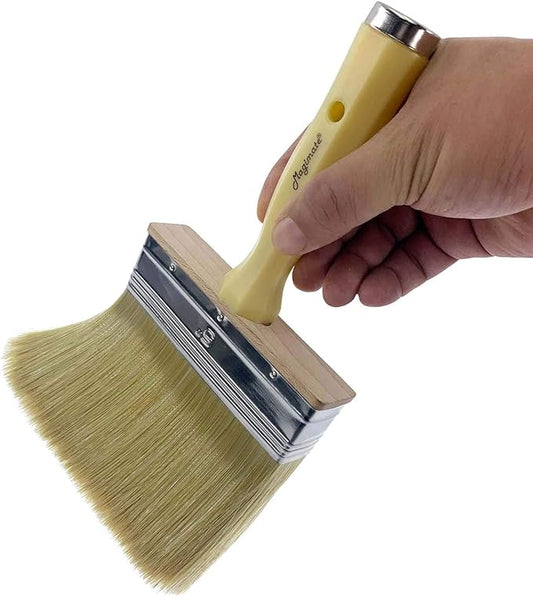 Deck Brush for Applying Stain, 5-inch Paint Brush, Medium Size for Quick Decking - Image 2