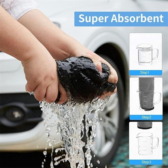 Shiny Microfiber Wipes Bath Shower Cleaning Cloths, 23.62 X 15.75 Inches - Image 6