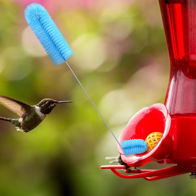 Hummingbird Feeder Cleaning Brush 19 Pieces 3 Size Mini Nylon Double Headed 2 - Image 3