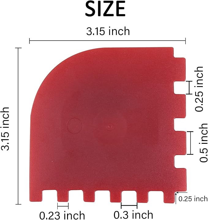 3 Set Plastic Grill Pan Scraper Tool - Image 6