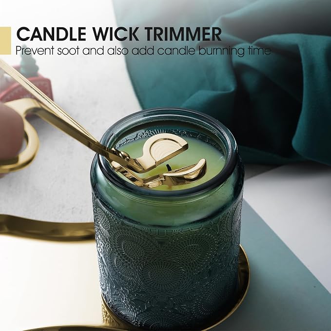 PATOISE 4 in 1 Candle Accessory Set, Candle Wick Trimmer Cutter, Candle Snuffer - Image 4