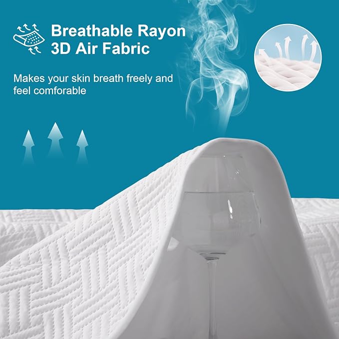 Waterproof Mattress Protector Queen Size - Image 5