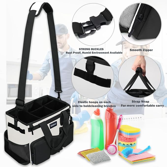 Wearable Cleaning Caddy Bag, Cleaning Supply Tote - Image 7