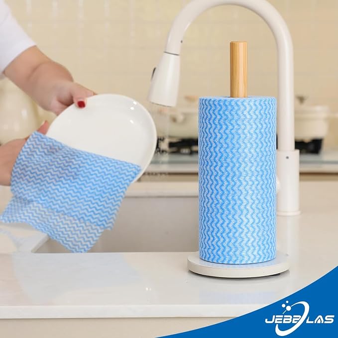 JEBBLAS Reusable Household & Kitchen Wipes, Disposable Cleaning Cloths - Image 6