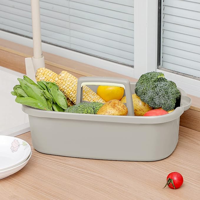 JiatuA Large Cleaning Supplies Caddy Portable Shower Basket Supply Organizer - Image 3