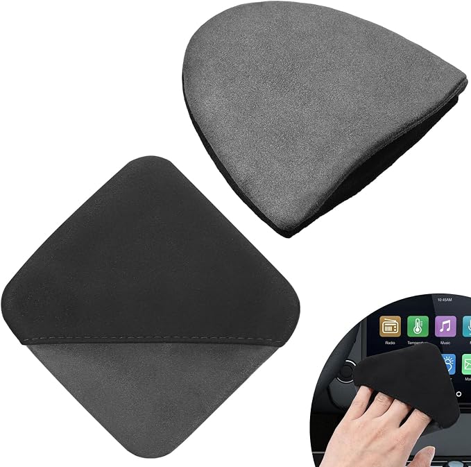 2Pcs Car Touch Screen Cleaner Cloth, Square Triangle Microfiber Car Screens by Unknown