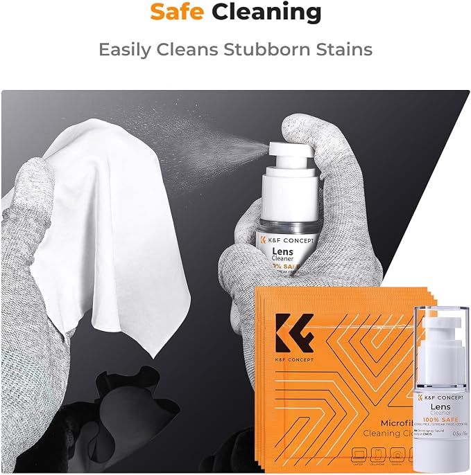 K&F CONCEPT 10-in-1 Camera Lens Cleaning Kit - Image 5