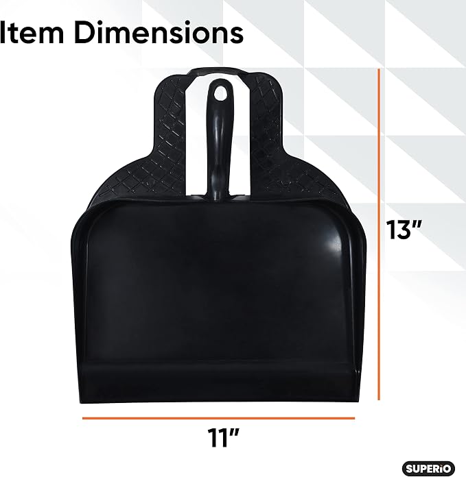 Superio Clip-On Dustpan with Rubber Lip - Image 6