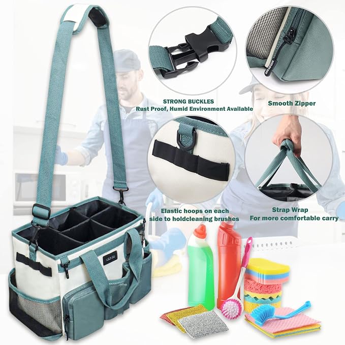 Wearable Cleaning Caddy Bag, Cleaning Supply Tote - Image 5