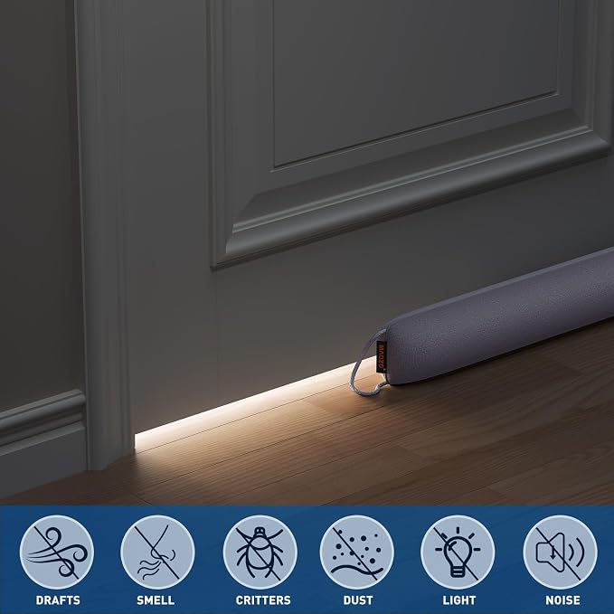 MAGZO Door Draft Stopper, 42 Inch Under Door Draft Blocker Noise Stopper - Image 4