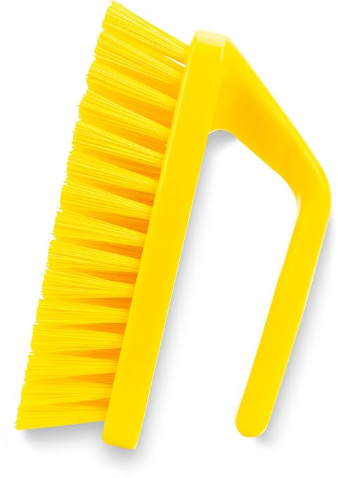 SPARTA Scrub Brush with Iron Shaped Handle and Stiff Bristles, Heavy Duty - Image 2
