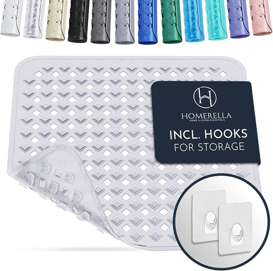 Homerella Anti Slip Shower Mat | Anti Mold Non Slip Bathtub Mat by Homerella