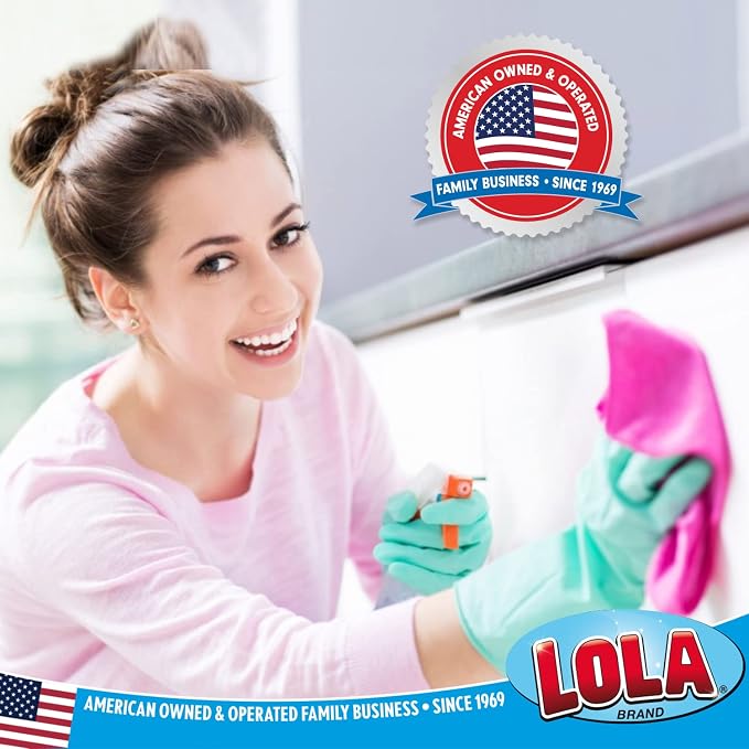 LOLA Plastic Mesh Non-Scratch Scouring Pad, 6 Pack, Hand Saving Comfort Knob - Image 5