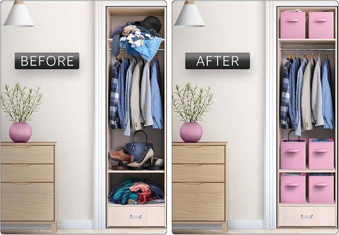 Sorbus Fabric Storage Cubes - Image 7
