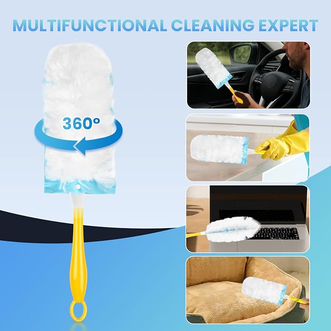 Duster Refills Compatible with Swiffer® Duster, Unscented Dusters - Image 4
