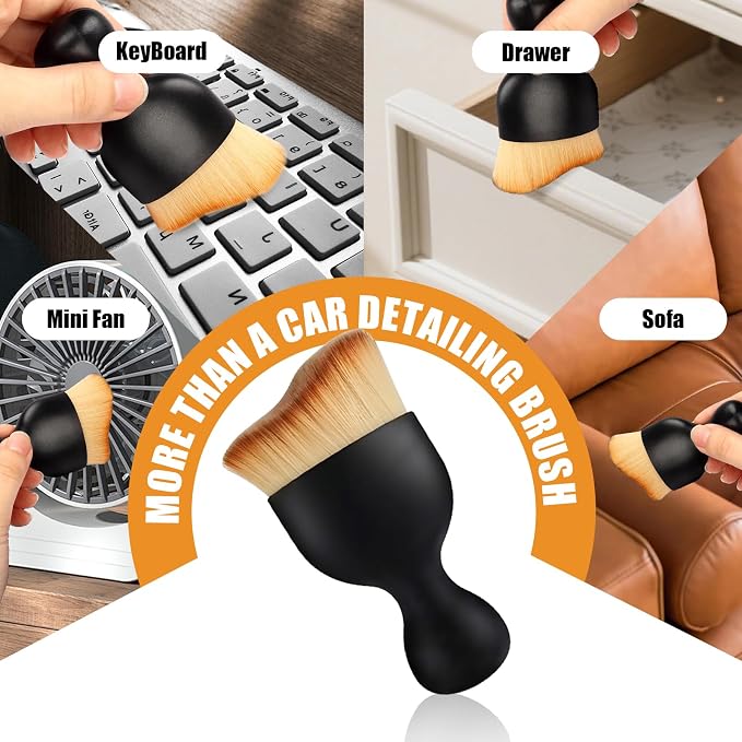 Microfiber Car Detailing Brush – Dual Use - Image 3