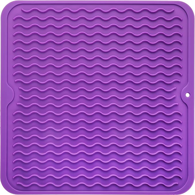 Silicone Dish Drying Mat for Multiple Usage, Easy clean, Eco-friendly, by MicoYang