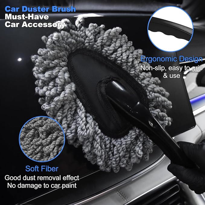 10PCS Car Detailing Cleaning Kit Interior Cleaner, Car Detailing Brushes - Image 3