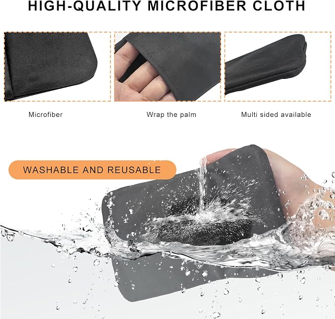 Car Screen Cleaner, Rectangle Microfiber Cloth Non-Scratch Auto Touchscreen - Image 3