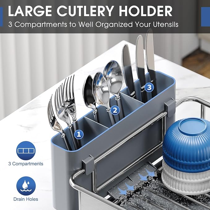 Stainless Steel Dish Drying Rack - Image 4