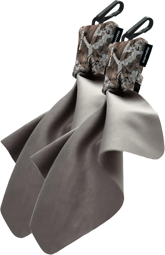 SPUDZ Ultra Microfiber Lens Cleaner – Closable Pouch, Washable – by ALPINEINNOVATIONS