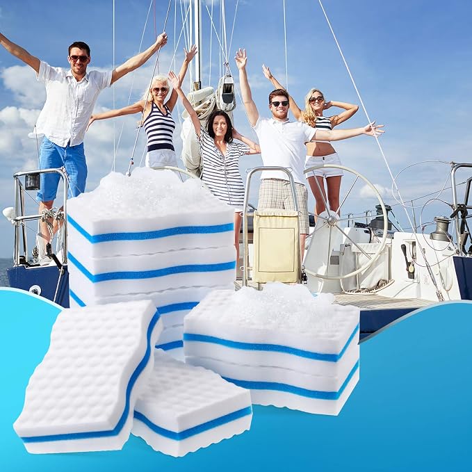 Outus 8 Pack Boat Erasers for Cleaning Magic Scuff Sponge Boating Erasers - Image 2