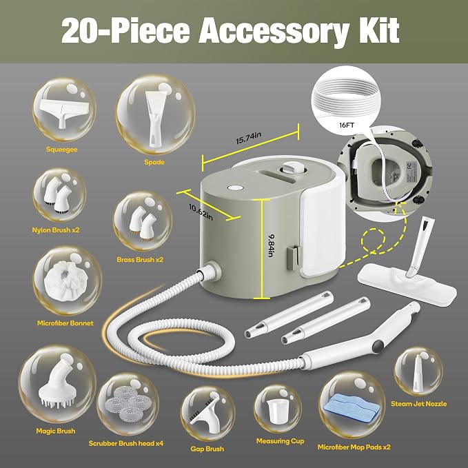 Newbealer Heavy-Duty Steam Cleaner - Image 9