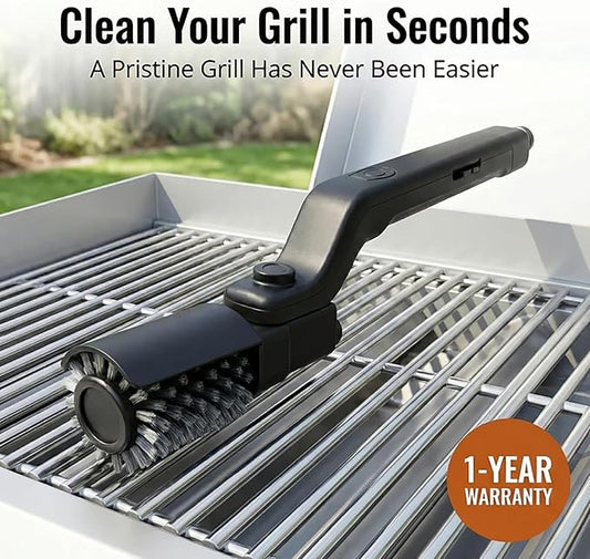 Vahrelo Grillmaster Pro, Electric Grill Brush, Cordless Electric BBQ Grill - Image 2