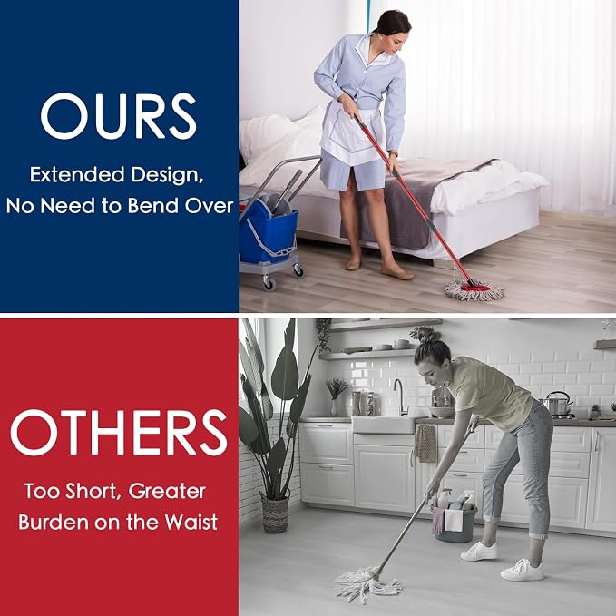 Spin Mop Handle Replacement Compatible - Image 7