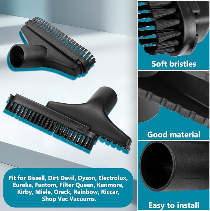 HASMX 5.5" Wide Black Vacuum Furniture Tool - Image 3