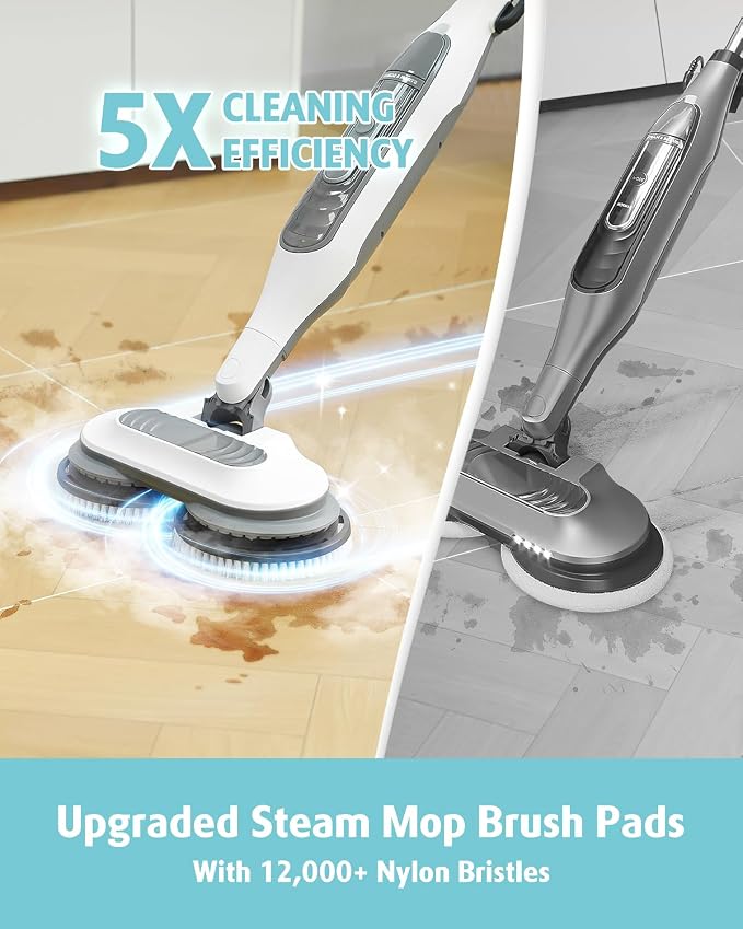 AIR U+ Newly Upgraded Steam Mop Replacement Brush Pads - Image 2