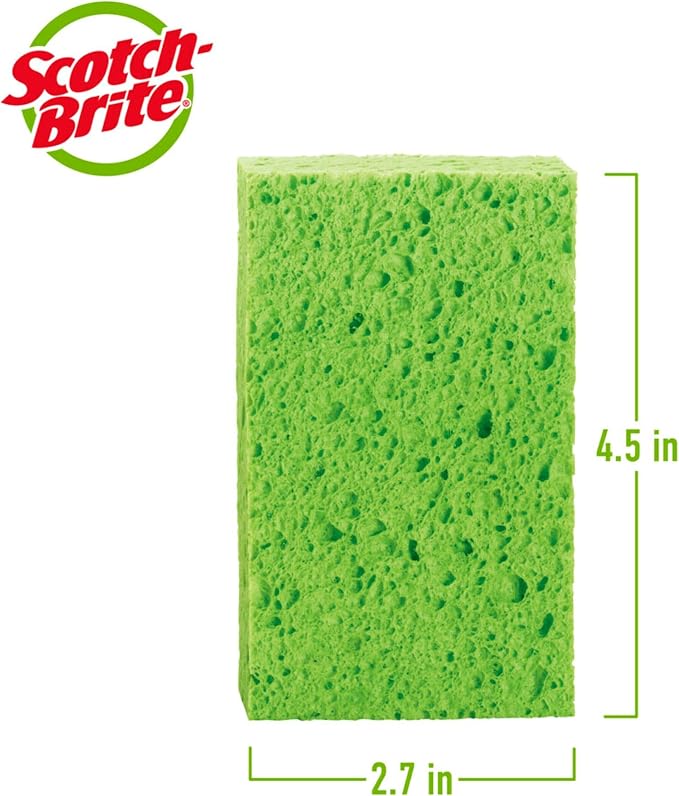 Scotch-Brite Multi-Purpose Sponges, Highly Absorbent Dish Sponge - Image 3