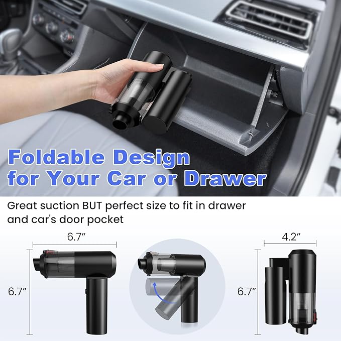 Car Vacuum Portable Cordless - Image 3